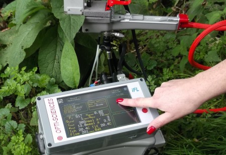 iFL integrated fluorometer in use.