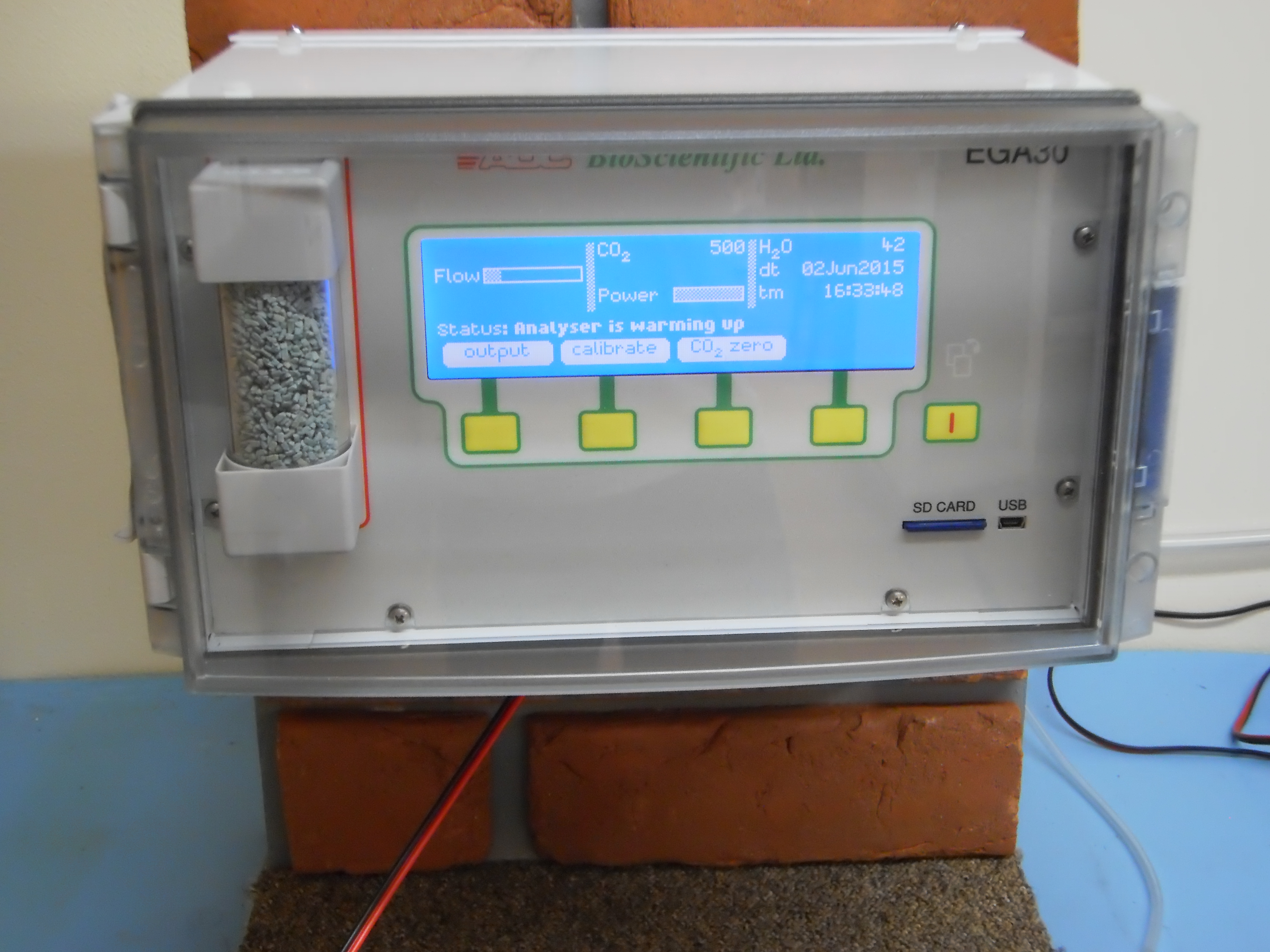 EGA30 wall mounted gas analyser