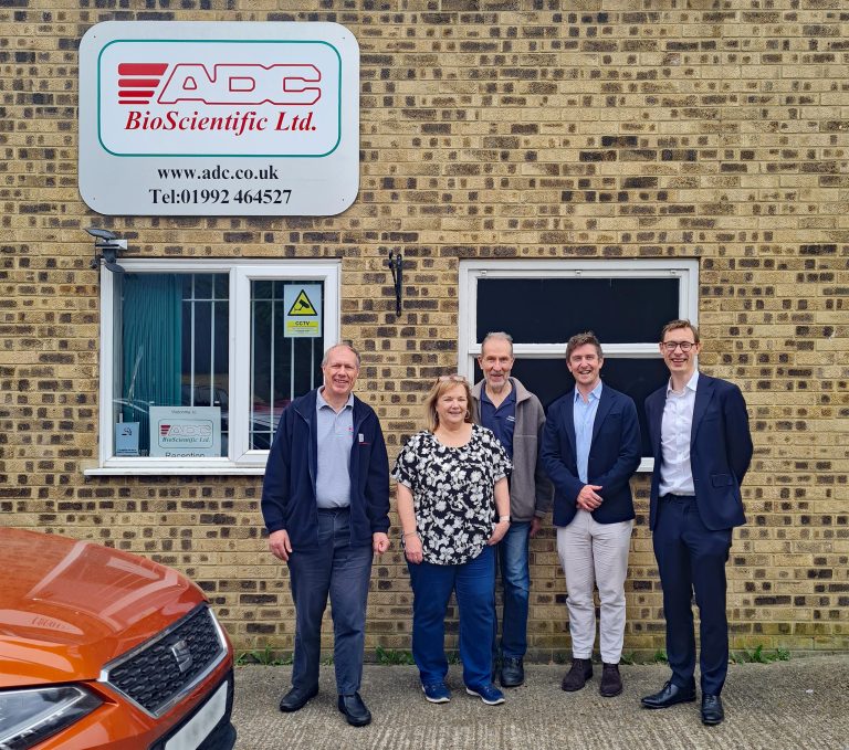 Left to right: Outgoing Director David Coombes; Incoming MD Lyn Dann; Outgoing MD John Stanyon; Matt Derry, Director, Knox EOT; Rob Hill-Smith, MD, Perrin & Partners