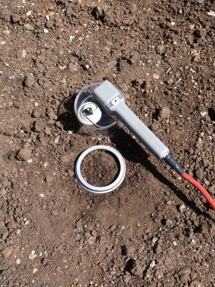 SRS1000T soil chamber on handle